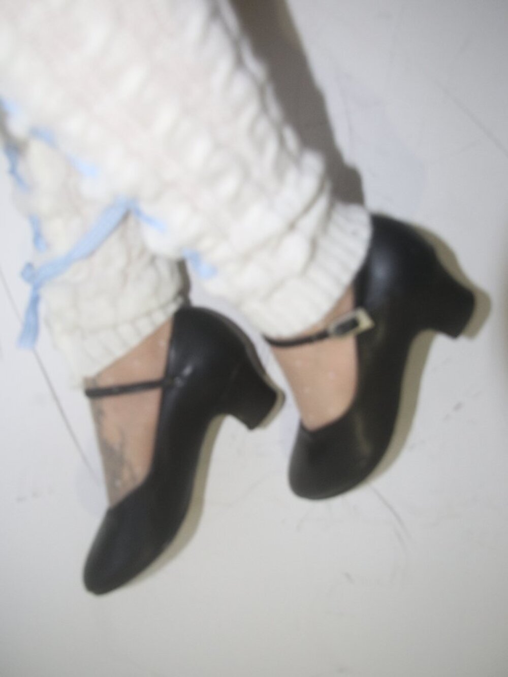 Classic Black Mary Jane Low Heel Pumps - Jazz, Ballet, Dance Shoes. - Picture 3 of 4